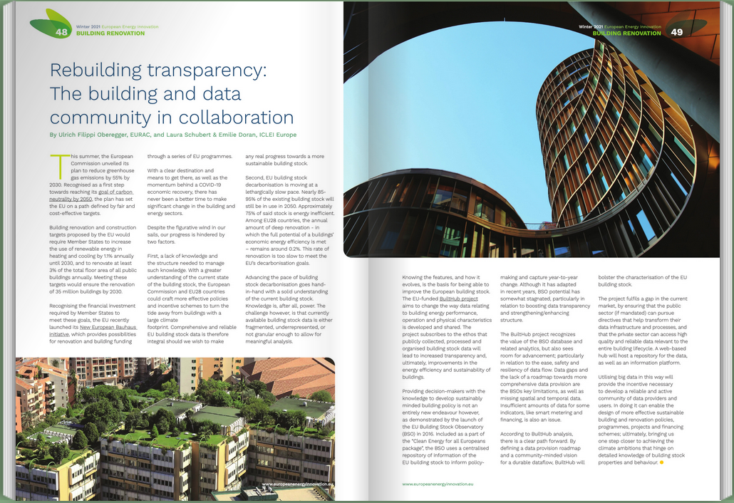 Rebuilding transparency: the building and data community in collaboration